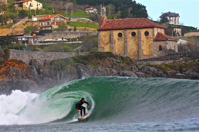 Mundaka bihotzean Daire Dış mekan fotoğraf